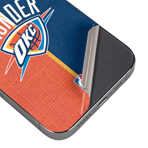 NBA OKC Thunder Split iPhone 16e Skin